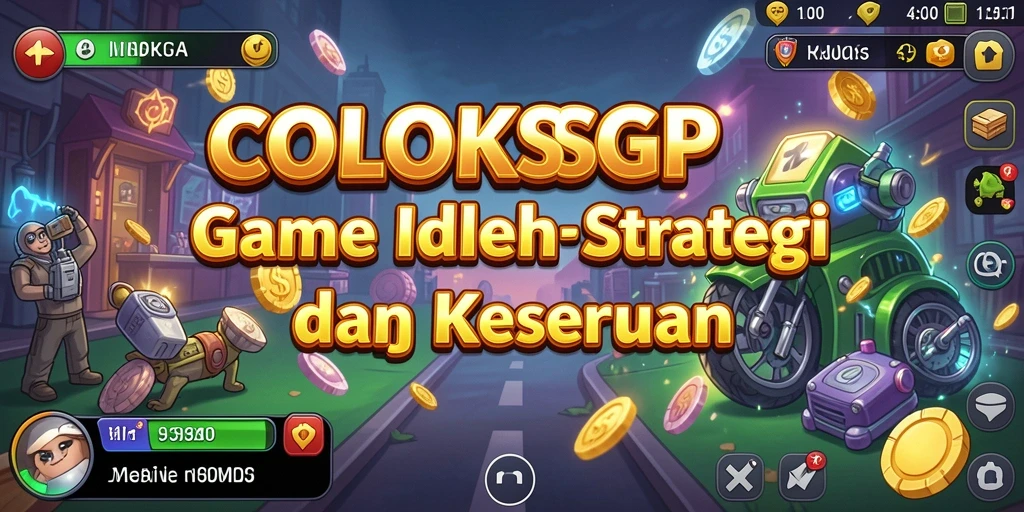 Tampilan gameplay COLOKSGP yang menarik dalam genre Idle.