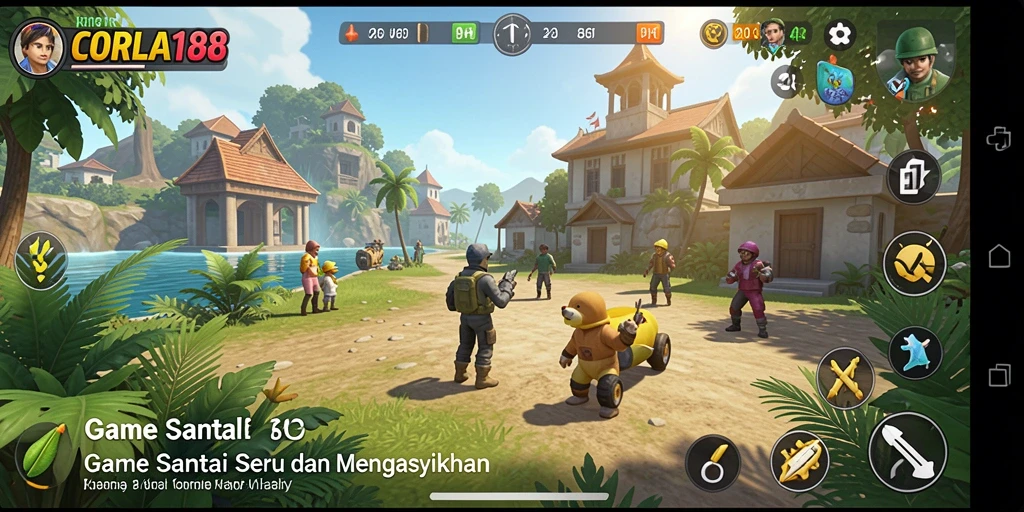 Tampilan menarik dari gameplay <strong>CORLA188</strong> yang penuh warna dan keseruan.