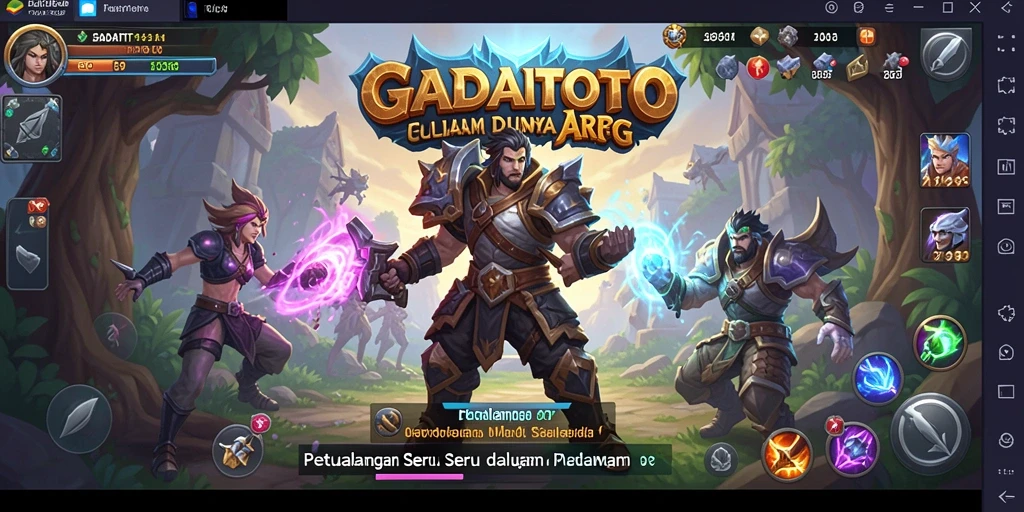 Tampilan action gameplay GADAITOTO yang seru dan mendebarkan.