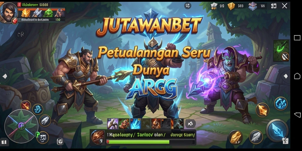 Tampilan gameplay JUTAWANBET yang penuh aksi dan strategis.