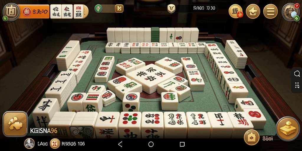 Screenshot gameplay <strong>KRISNA96</strong> yang penuh warna dan menantang.