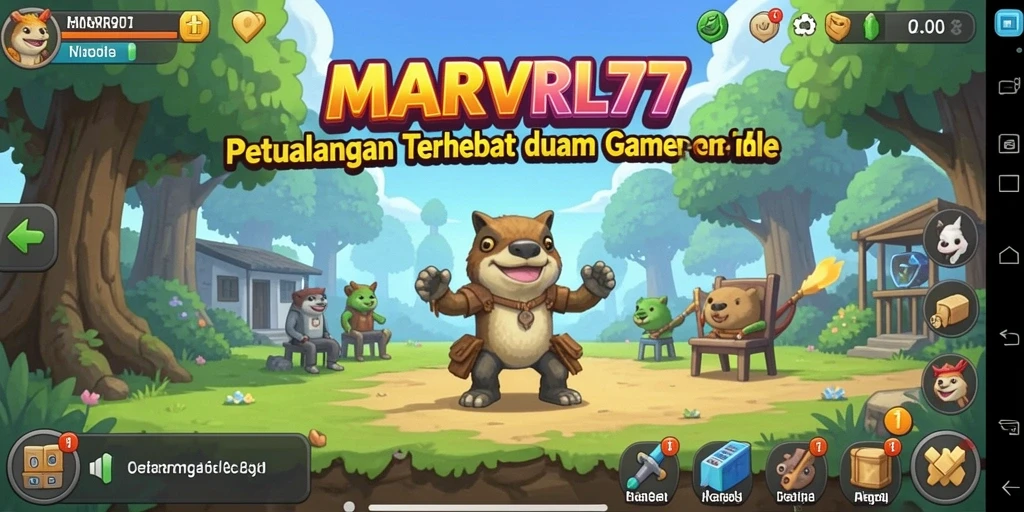 Tampilan grafis menarik dari gameplay MARVRL77 yang menawan.