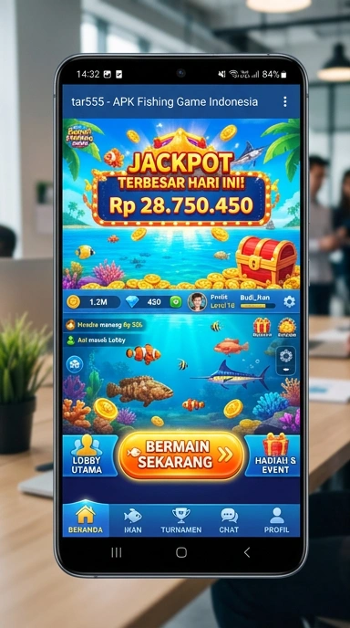 Tampilan antarmuka tar555 yang menarik dan mudah digunakan.